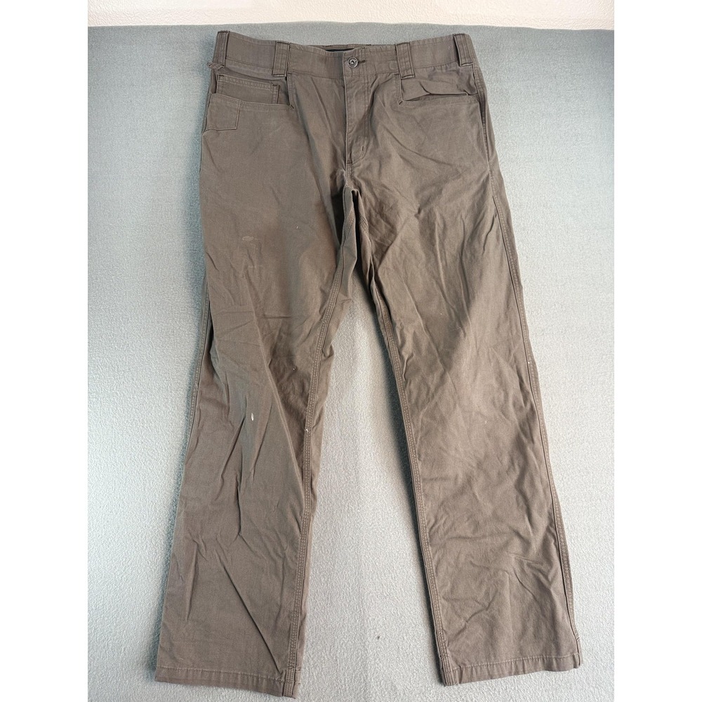 Duluth Trading Co‎ Alaskan Hardgear Pants Mens 36x32 Brown Regular Fit Workwear